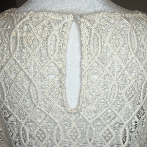 Sézane Lace Blouse in Cream - Picture 12 of 13